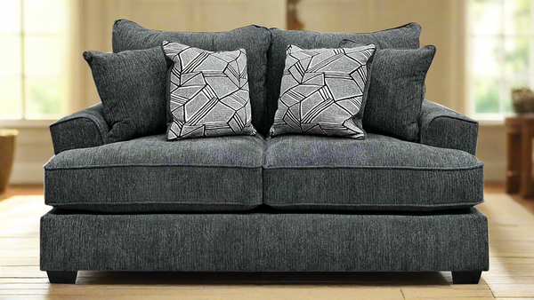 Lancer Charcoal Loveseat